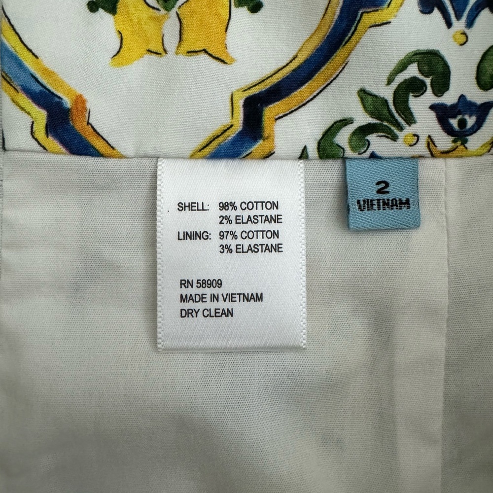 Antonio Melani. Mediterranean /Mosaic Style Pencil Skirt - Size 2. NWT - Picture 7 of 12